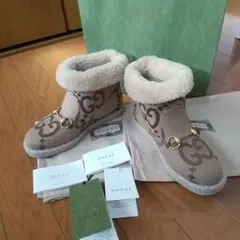 新品 未使用 /GUCCI/グッチ ジャンボGG アンクルブーツ 35