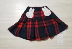 バースデイ☆新品未使用　miffyチェック柄スカート　100サイズ　女の子
