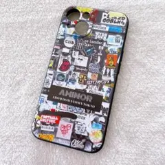 iPhone 14 ケース カバー ストリート ウォールステッカー アート 総柄