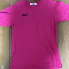 一度着用 ヴィクタス　VICTAS ピンク Tシャツ 卓球用