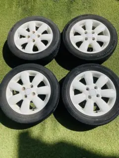 激安！人気色ホワイト　スズキ　アルトラパン　純正14インチアルミホイールタイヤ