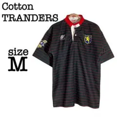 Cotton TRANDERS【M】ラグビー ユニフォーム Tシャツ ボーダー柄