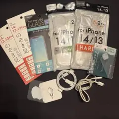 Apple★Lightningケーブル C iphone13.14ケース セット