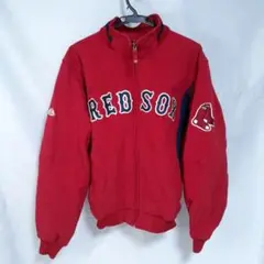 マジェスティック MLB レッドソックス フルジップ スタジャン ブルゾン