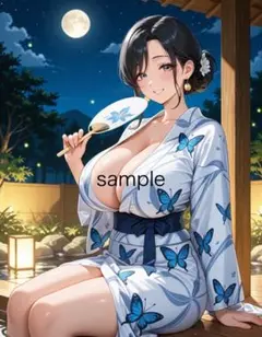 AIイラスト 美女 A4ポスター K64
