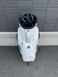 adidas アディダス ホワイト キャディバッグ 中古品 最終値下げ