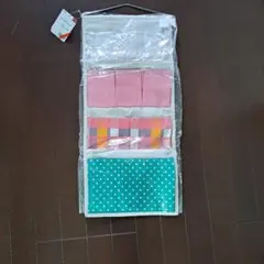 布製ウォールポケット 5ポケットカラフル大きめ