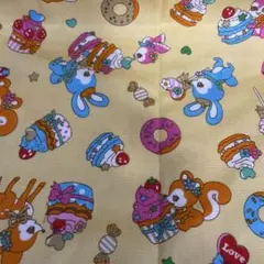 レトロアニマル生地レトロバンビレトロうさぎ