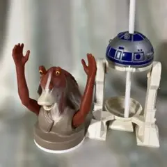 ジャー・ジャー・ビンクス フィギュア R2-D2 2点 まとめ売り