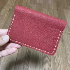 レザー名刺入れ✴︎手縫い