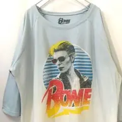 BOWIE デヴィッド・ボウイ フォト ビッグサイズ Tシャツ 2XL 海外古着