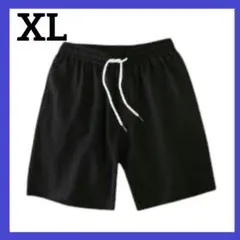 ショートパンツ メンズ 黒 ハーフパンツ スポーツ 短パン XLサイズ
