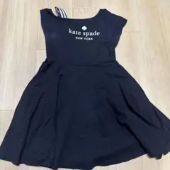 kate spade ブラック 半袖ワンピース
