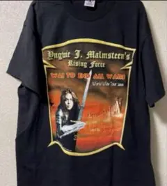 未使用デッドストック！イングヴェイ・マルムスティーン2001年ツアーTシャツL