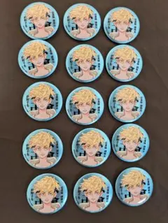 東京リベンジャーズ マイキーマート マットメタリック缶バッジ 松野千冬×15