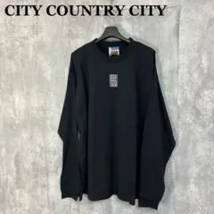 新品 CITY COUNTRY CITY EMBROIDERED LOGO L