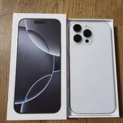 iPhone16 Pro Max 256GB ホワイトチタニウム