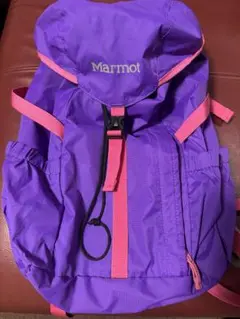 Marmot 紫 ピンク　キッズリュック