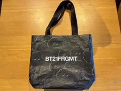 BT21 X FRAGMENT REUSABLE BAG "BLACK