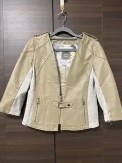 革ジャン 〜襟、フリンジ取り外し可能、ショート丈〜