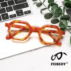 FEISEDY ブルーライトカット メガネ パソコン用 度なし PCメガネ