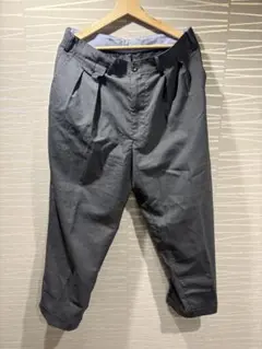 BEAMS PLUS 2プリーツ　グレー スラックス サイズL 美品　ビームス