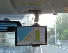 カーナビ&スマホホルダー バイザー取り付け