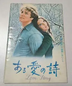 ある愛の詩 Love Story 映画パンフレット