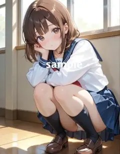 AIイラスト 美女 A4ポスター I76