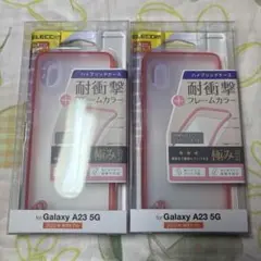 for Galaxy A23 5G ピンク 2点セット