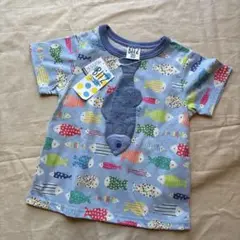 新品　BITZ 魚柄 Tシャツ　110センチ