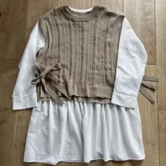 サマンサモス2ブルーベストチュニックセット
