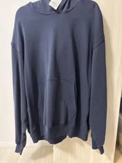 ウォッシュドスウェットパーカ　NAVY