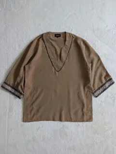 TACASI タキャシ　チロリアンカットソー チュニック　size46