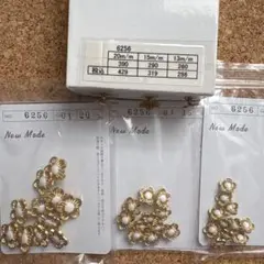 ボタン　お花　20/15/13 新品