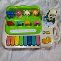カラフルな音楽玩具 犬のキャラクター付き