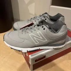 新品　New Balance 574 グレー ゴルフシューズ