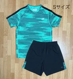 New Balance 半袖　ハーフパンツ　ジャージ上下セット S グリーン