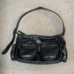ジーナシスJEANASIS ショルダーバッグ 黒 y2k