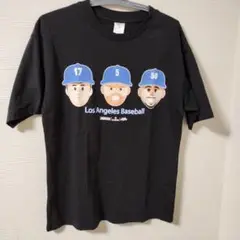 LAドジャース MVPトリオ　Tシャツ Mサイズ　ブラウン