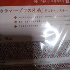 カラマーゾフの兄弟 ドストエフスキー CD