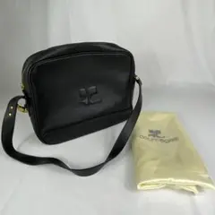 美品 courreges クレージュ レザー フォーマル ショルダー 2way