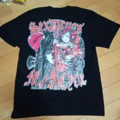 ハチプロデザイン　和装着物ガール　Ｔシャツ　Ｌ　女の子　抜刀