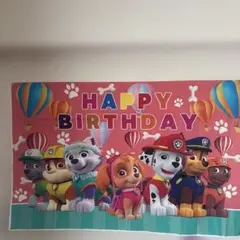 パウパトロール　誕生日　壁掛け