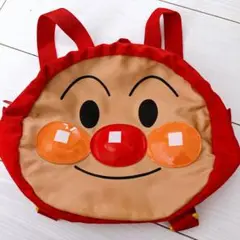 美品　アンパンマン リュック 赤