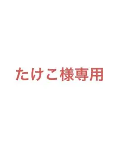 たけこ様専用ページ