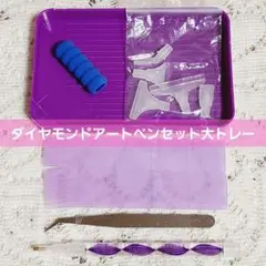 ダイヤモンドアートペンセット大トレー　ダイヤモンドアートツール　新品未使用品