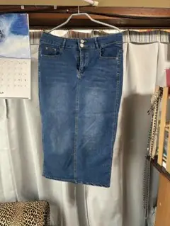 デニムタイトスカート 2L 3L 細見え!!