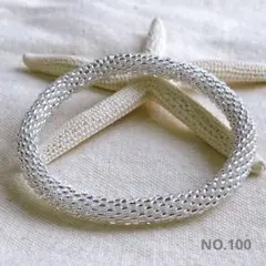 ビーズクロッシェブレスレット　NO.100