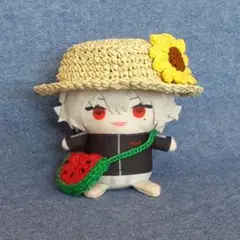 にじぱぺっと ひまわり帽子とスイカバッグのセット ぬい帽子 ぬい服